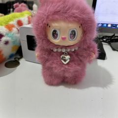 （LS同款）拉布布DIY改娃玫瑰猫咪可爱搪胶毛绒玩偶潮玩摆件