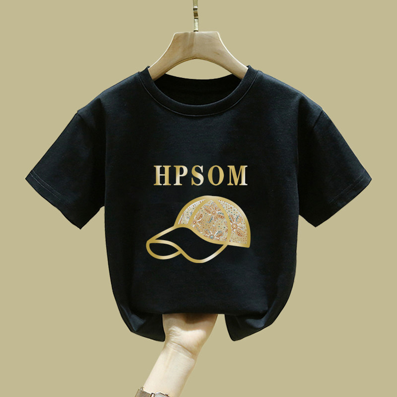 Children's Pure Cotton T-Shirt Short-Sleeved Summer Wear 2026 New Style Fashionable Middle-Aged and Older Boys and Girls Clothes Half-Sleeved T-Shirt Children's Pure Cotton T-Shirt Short-Sleeved Summer Wear 2026 New Style Fashionable Middle-Aged and Older Boys and Girls Clothes Half-Sleeved T-Shirt