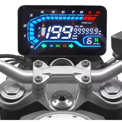 Ak125 Flat-Panel Motorcycle Digital Instrument Assembly Touch Control Automatic Brightness Adjustment Code Meter Assembly (Motosiklet cihazları)