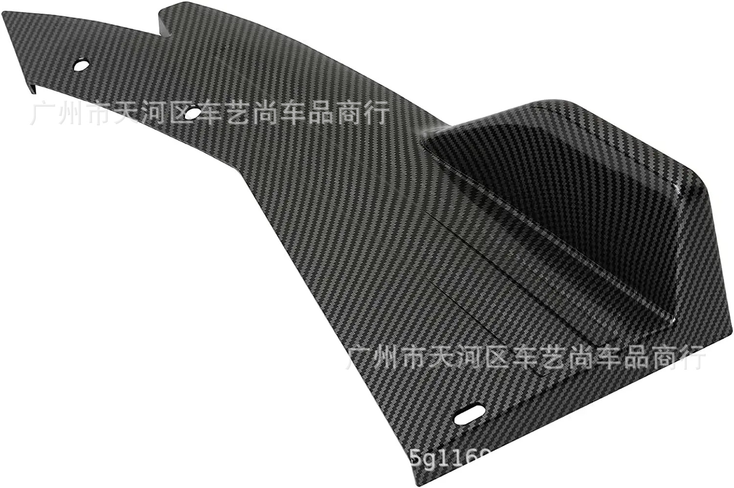 Car Exterior Modification Surround Carbon Fiber Pattern Rear Corner Anti-Collision, Anti-Scratch, Anti-Scratch Rear Lip Rear Spoiler Modification Parts
