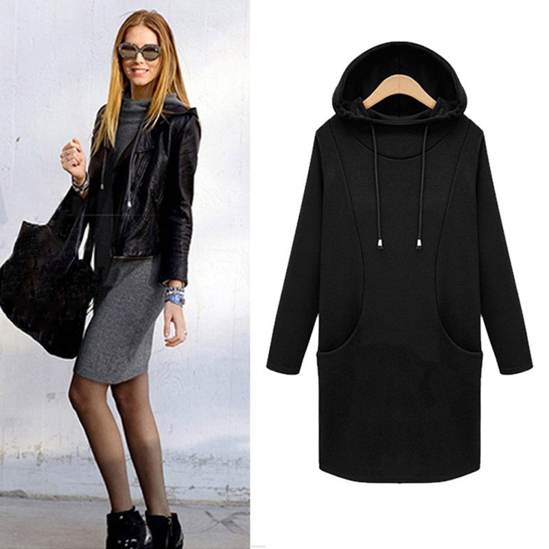 Demi-season warm dress