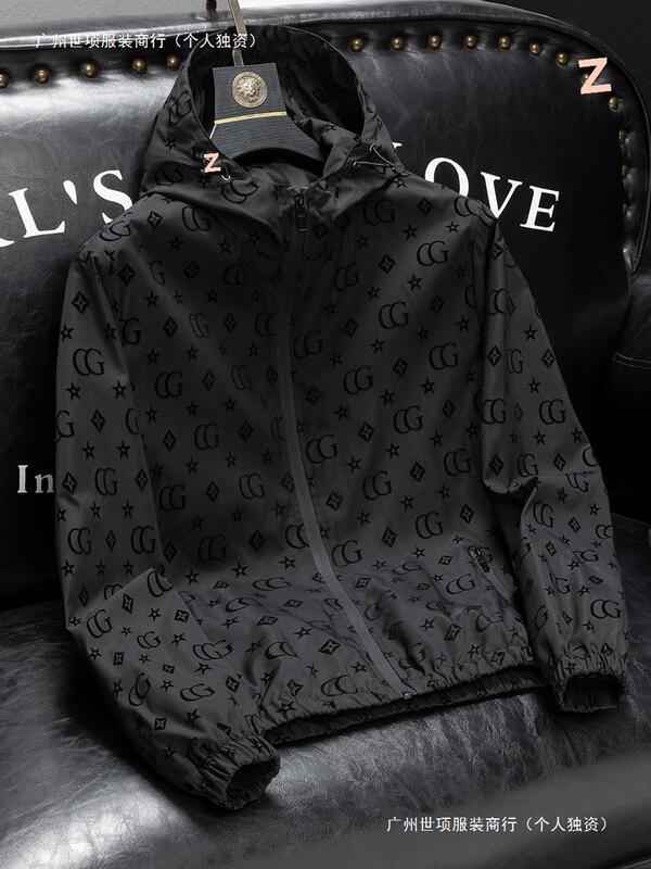 Men's Casual Jacket Youth Handsome Jacket Men's Spring and Autumn Hooded Fashion 2024 Spring New Style Clothes