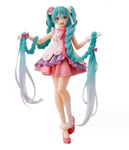 Фигурка Hatsune Miku, ПВХ, ~23 см — варианты Sakura и Cinderella в коробке