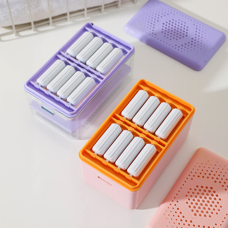 Creative Lightweight Luxury Multifunctional Soap Box for Laundry, Hand-Free Foaming Soap Box, Household Drainage Storage Box, Wholesale