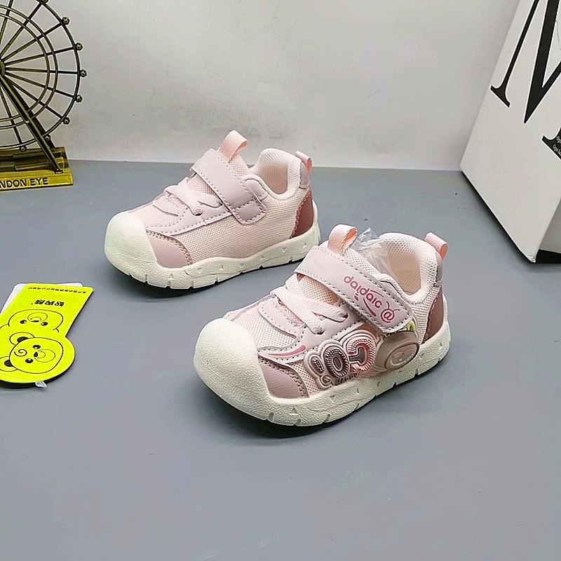 Doble red 22 - 26 zapatos para bebés antideslizantes, bebés de 1 - 3 años, zapatos para bebés, zapatos de suela suave, zapatos transpirables para niños