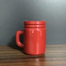 異型注漿馬克杯方型手柄創意情侶大容量水杯歐式簡約陶瓷咖啡杯