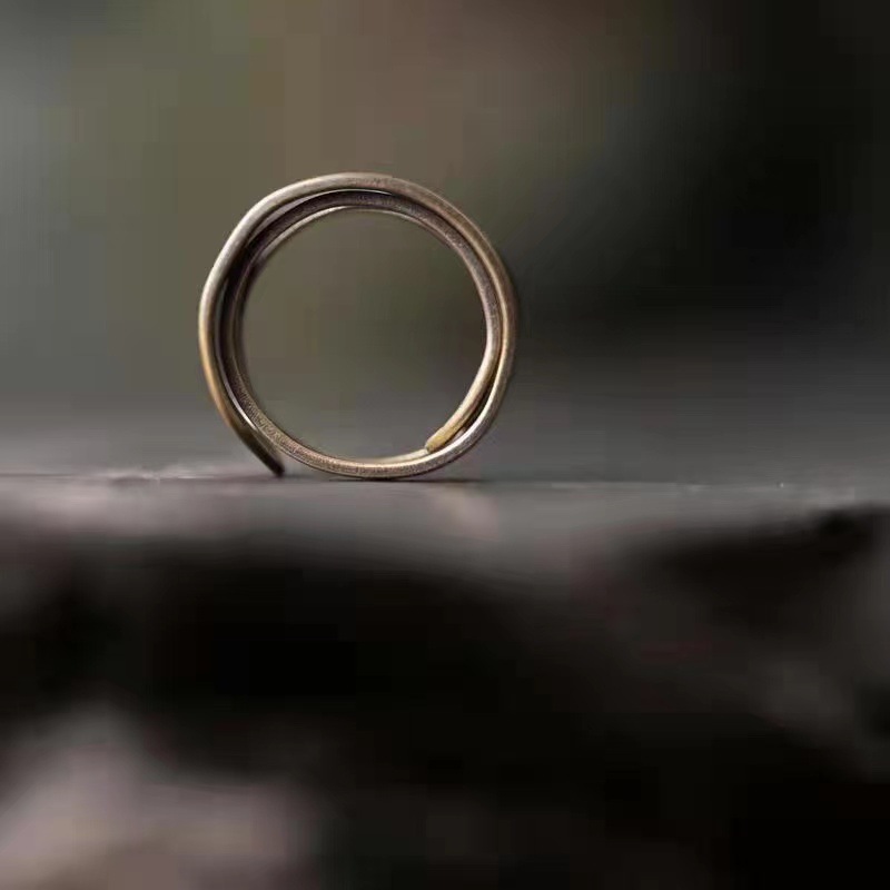 Herren Mode Ring Hohles Design Hochwertig Luxus Kupfer_voghion.com