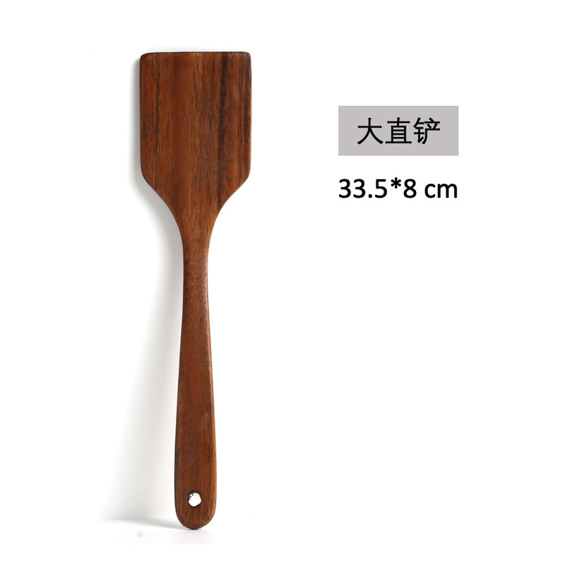 【PLUS限定】アカシア材スパチュラ 家庭用長柄木製スパチュラ 木製キッチン用品 ライススプーン 木製スプーン ノンスティック調理用|undefined