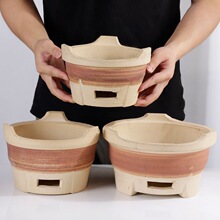 围炉煮茶烧烤土陶炭炉家用商用小火炉老式打边炉木炭火锅烧烤炉