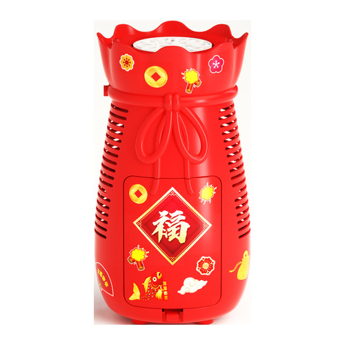 2024 Spring Lucky Bag Firework Bubble Machine Automatic Colorful Lighting Music Bubble Blowing Children's Toy Wholesale