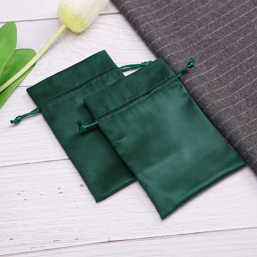 15g Weight Jewelry Packaging Bags Classification 1 Piece Quantity Daily Occasion Solid Color Pattern Drawstring Design Fashion Style 1 Piece Fashion Solid Color Cloth Drawstring Jewelry Packaging Bags 无