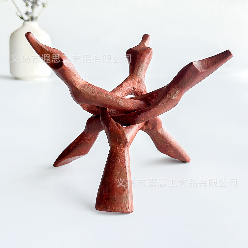 紅木製スタンド 約16cm