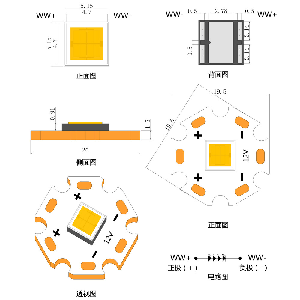 5050��ƹ�led���黧�������ֵ�Ͳ�ƴ���20W�����մɷ��������