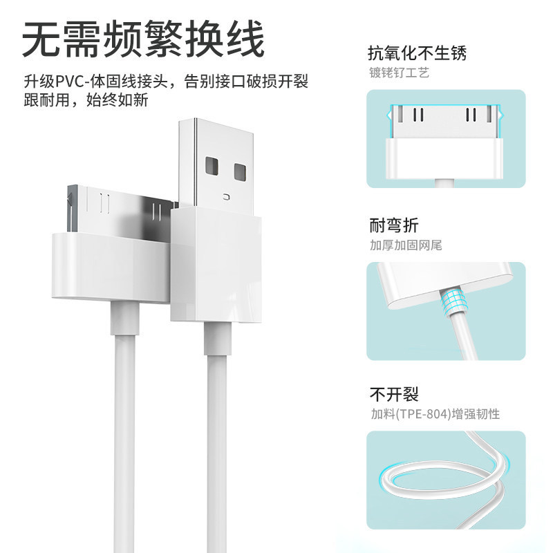 卸売りメーカーはアップル4ケーブルiphone4s/ipad 1/2/3タブレット充電線プレゼントを適用している|undefined