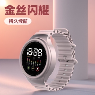 Cross-Border New Led Digital Watch T9 Gold Rotating Watch Fashion Sports Model Student and Kidsren Led Digital Watch Manufacturer