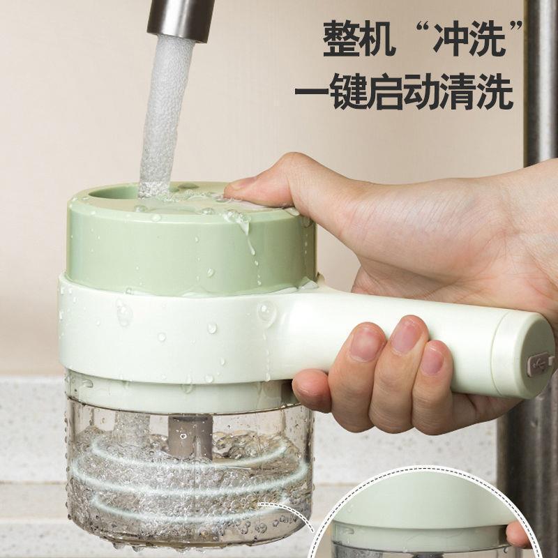 野菜切り器無線電動にんにく泥神器にんにく蓉補食器にんにく片ネギ神器手持ち料理機|undefined