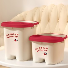 泡脚桶高深桶洗脚盆过膝小腿保温塑料按摩加高厚家用养生桶足浴桶