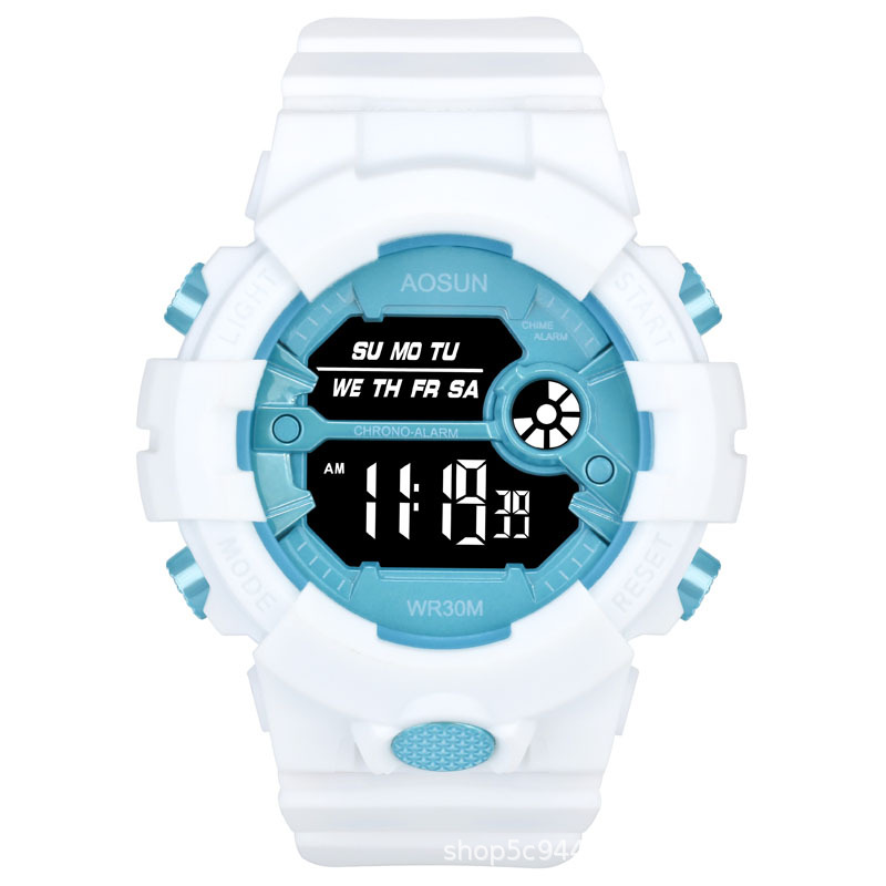 Fábrica al por mayor multifuncional coreano luminoso reloj despertador deportivo reloj electrónico para estudiantes de primaria y secundaria hombres adultos y mujeres reloj de moda