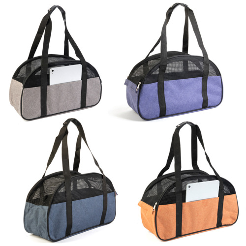 New Summer Breathable Mesh Pet Bag Dog Outing Portable Dog Bag Cat Bag Rabbit Bag Puppy Handbag