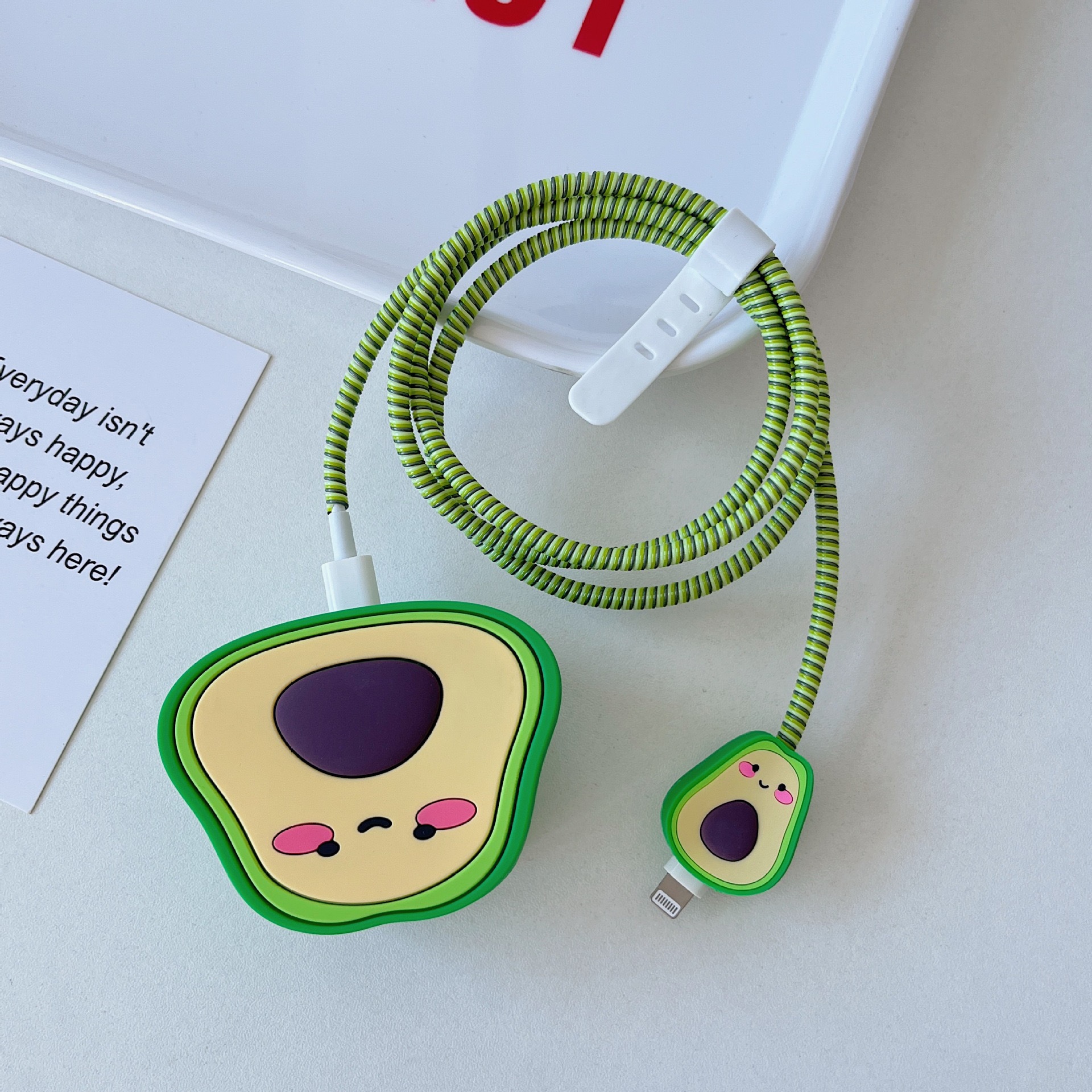 2024 nueva cubierta protectora de cabezal de carga rápida estándar británico de dibujos animados de 20W para cargador de Apple 20WPD plegable de tres enchufes