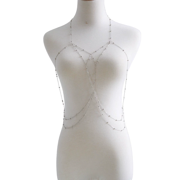 Silver Body Chain