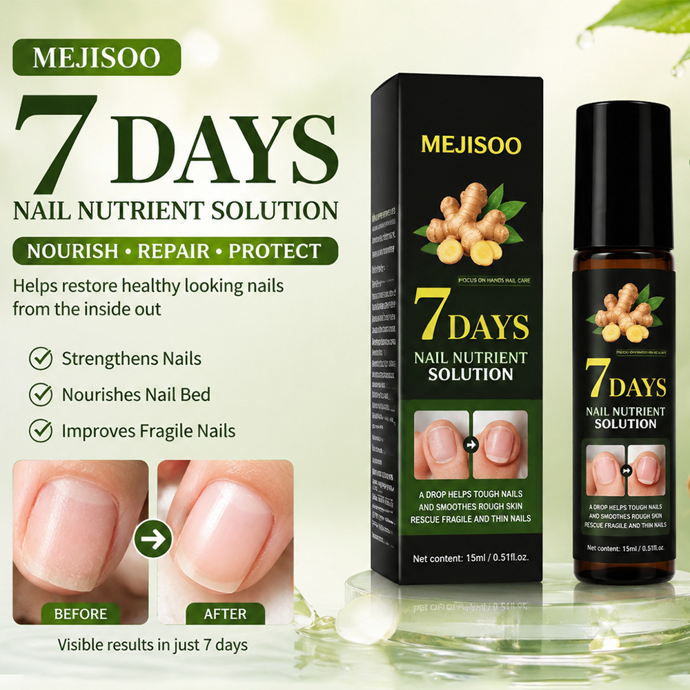 Nail Nutrient Solution for Gentle Care of Hands and Feet, Softens Nails, Smoothes Nail Surface, Nourishing Nutrient Solution