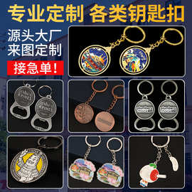 景点博物馆金属钥匙扣定制钥匙链北京上海旅游景区文创钥匙扣定做