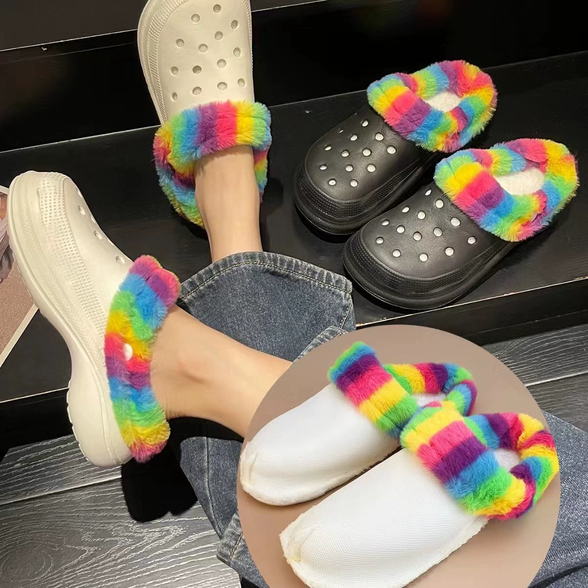 Трансграничная независимая станция Амазонская пещерная обувь Цветные бахилы могут заменить теплые бахилы