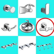 主体全铜衣钩 椭圆双钩 蛋形衣帽钩  厨房浴室 毛巾挂衣架单挂钩