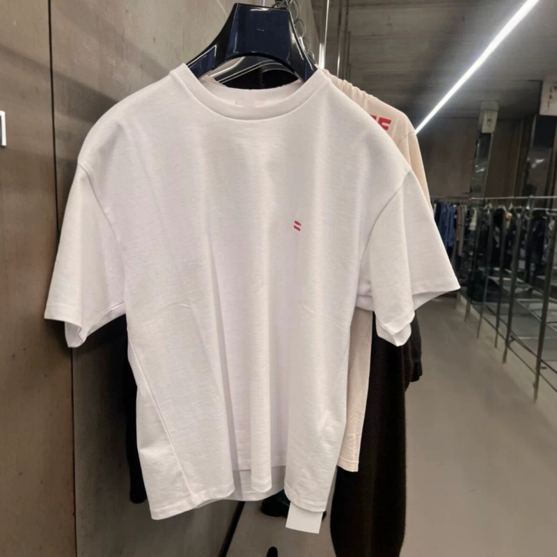 C Brand's New 26Ss High-Quality Classic Basic Style Logo Embroidered Short-Sleeve T-Shirt, Unisex Loose Fit