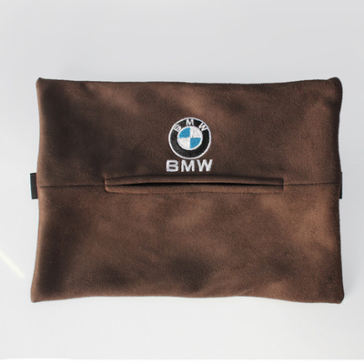 Fanmao Suede apply bmw Tissue box Tissue box automobile Car vehicle Hanging type Tissue box