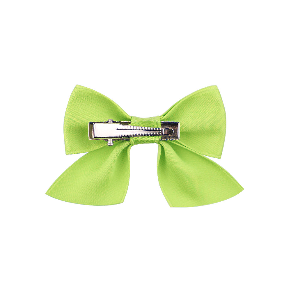 Wholesale Jewelry Solid Color Bowknot Children Hairpin Set Nihaojewelry display picture 5