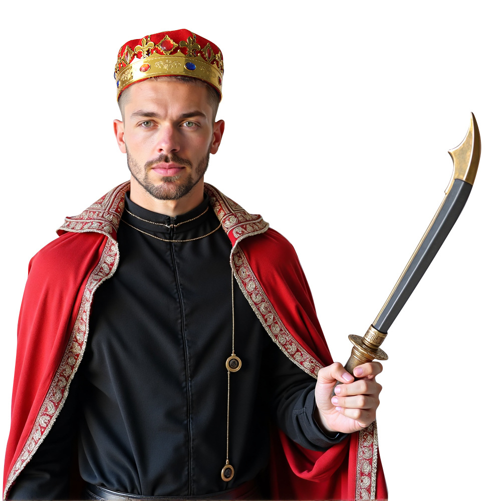 Nuevo sombrero de corona de rey Halloween para niños vestido de baile de plástico imperador de corona de espectáculo accesorios sombrero de cumpleaños