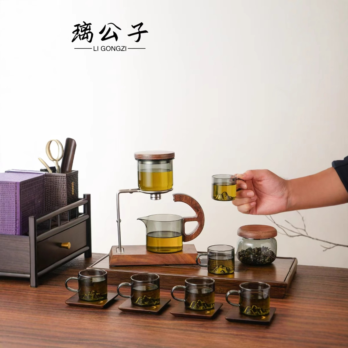 Glass tea set for friend