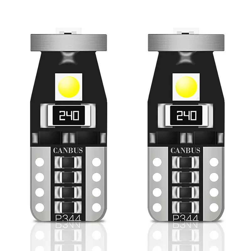 新款车灯 t10示宽灯led 3smd 3030仪表牌照灯w5w解码示廓小灯