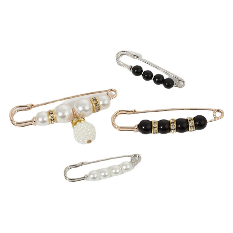 Pantalones de falda ajustados a la cintura artefacto que cambia la cintura artefacto ajustado a la cintura ropa fija hebilla anti-exposición broche de perlas