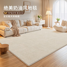 客厅地毯高级免洗可擦沙发垫卧室大面积全铺毯奶油风防水防污免打
