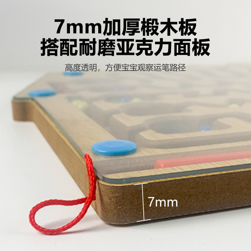 Laberinto magnético para niños juguete imán pluma laberinto juego interactivo entre padres e hijos educación temprana juguetes para niños pequeños al por mayor