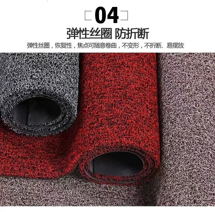 Car floor mat, single piece, universal model for the driver's side, silk loop mat, easy to clean, car mat, car foot pad, can be cut to size