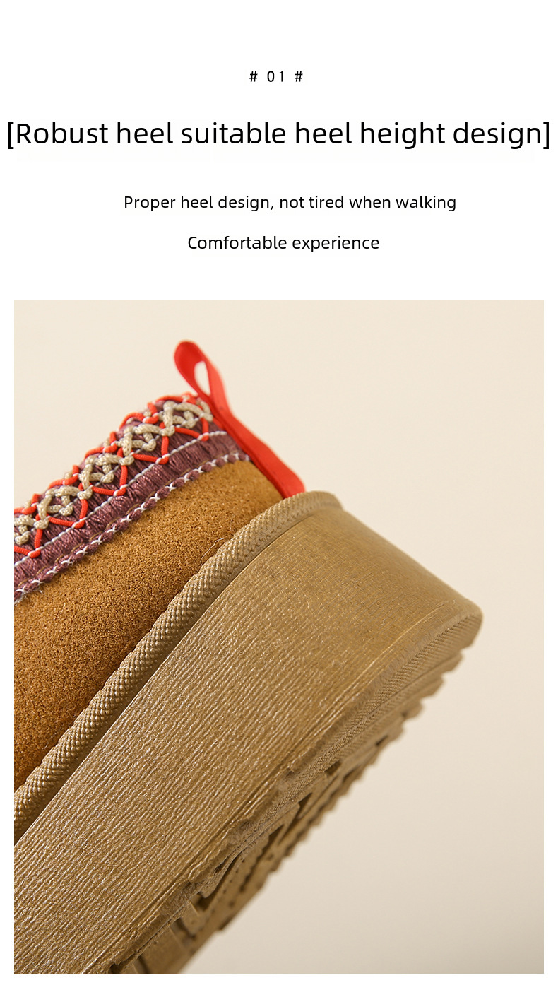 Winter new cashmere warm thick bottom heelless Baotuo hair half slipper cotton shoes_voghion.com