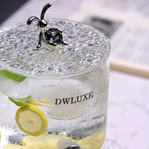 Glass cold kettle with faucet large capacity fruit tea bucket bucket beverage bucket water cup water set cold kettle