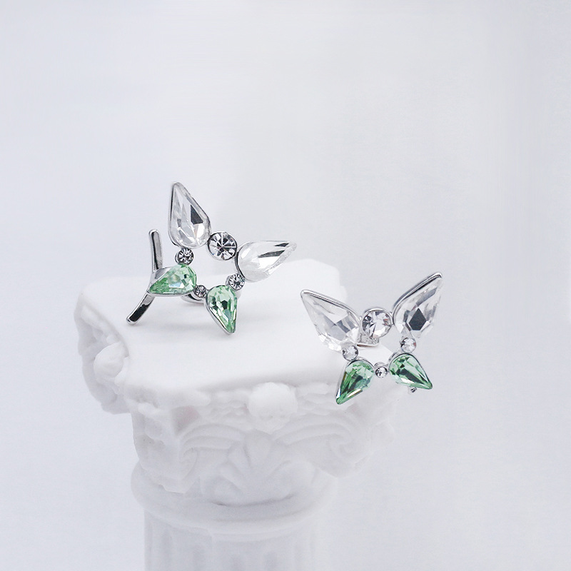 乘风破浪姐姐耳骨夹女无耳洞蝶语蝴蝶耳夹高级小众耳饰法式轻奢潮|ru