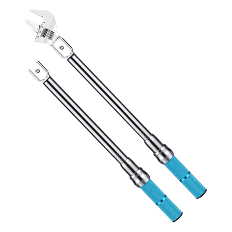 Llave de torque abierta cabeza reemplazable de alta precisión ajustable preestablecido par conversión cabeza móvil llave de enchufe