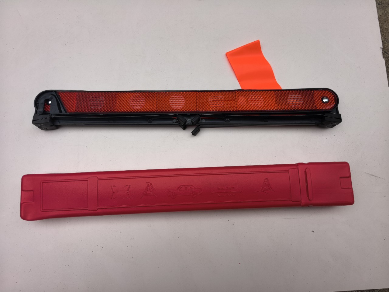 High-Speed Accident Parking Warning Sign Annual Inspection Reflective Warning Frame National Standard Vehicle-Mounted Triangle Warning Sign New National Standard
