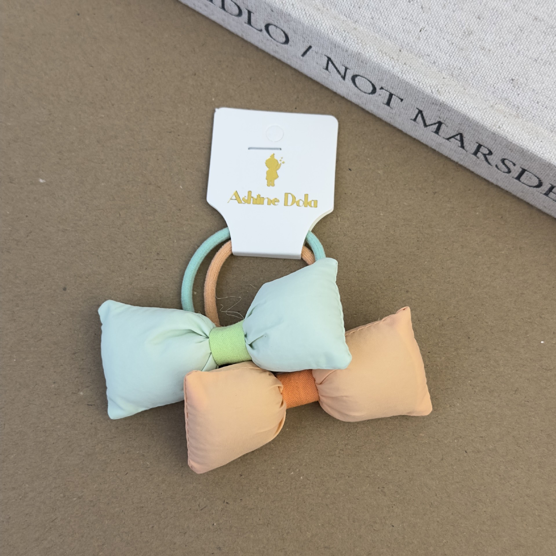 Fascia per capelli con fiocco in tinta unita, stile coreano, per l'inizio della primavera, corda per capelli in cotone per bambine, accessori per capelli per bambini, accessori per la testa_voghion.com