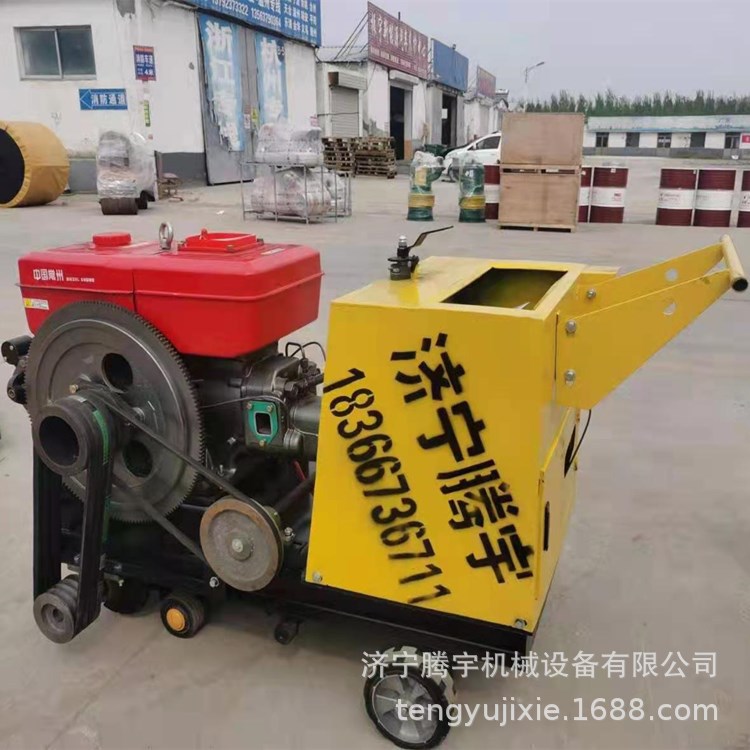 现货供应奶牛场用刻槽机 手推奶牛场电动刻纹机 加宽大柴油开槽机