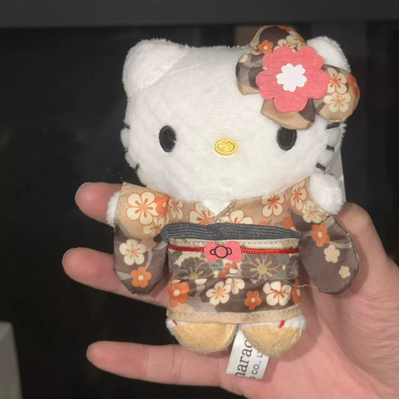 Плюшевый брелок-подвеска Hello Kitty, милый кукольный брелок для сумки, 11 см, легкий и прочный