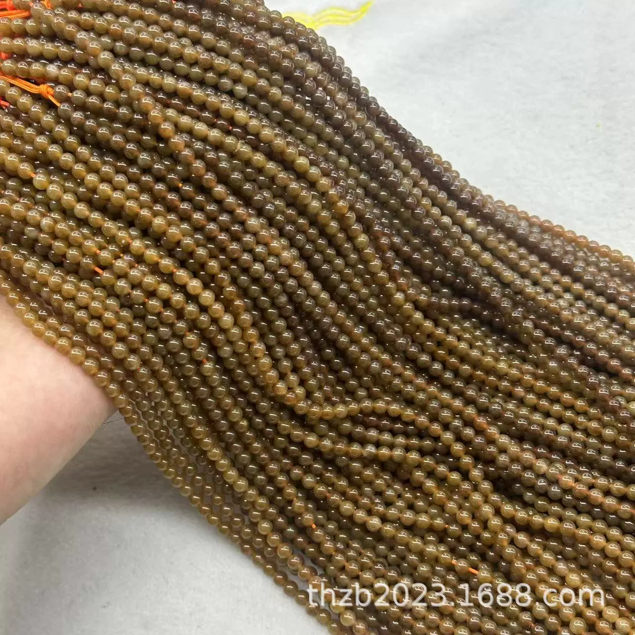 Производитель оптом Синьцзян-Хетянь нефритовый сахар 4 мм жемчужная цепочка и сахар высокое качество DIY бисер небольшого размера