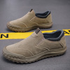 2023 Spring New Modeling Labor Insurance Shoes soft sole Soft face casual kicking construction site Labor insurance shoes men's single shoes wholesale