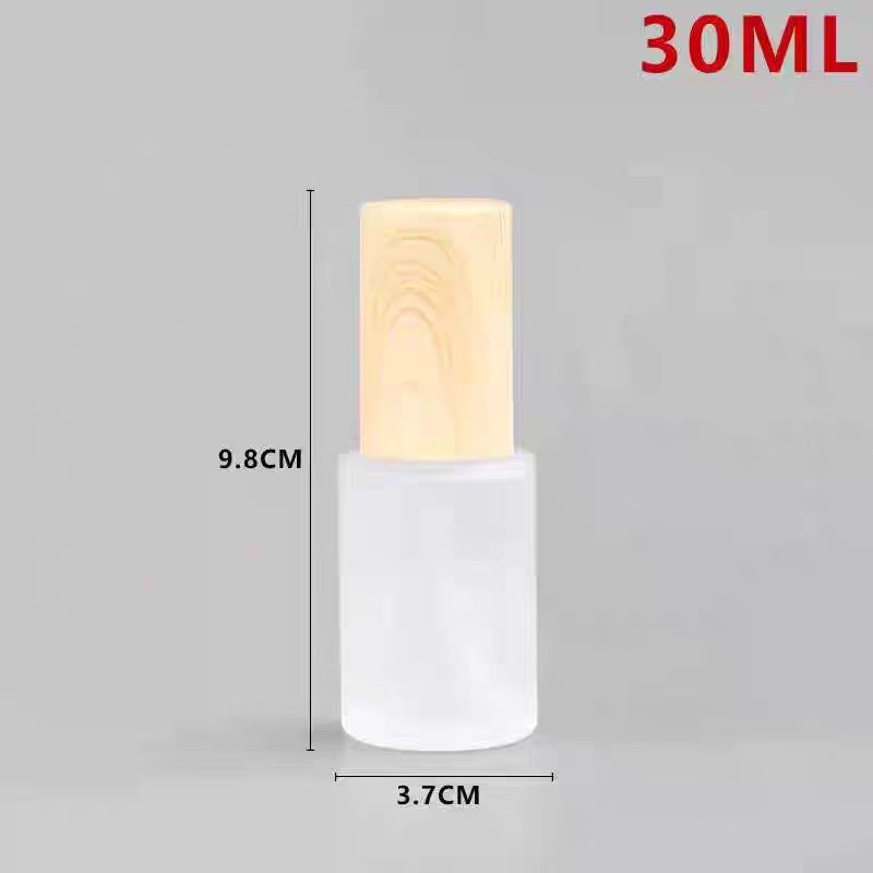 Botella de aerosol de botella de emulsión de vidrio 20ml - 120ml presiona botella dividida botella de vidrio cosmético mate image 15